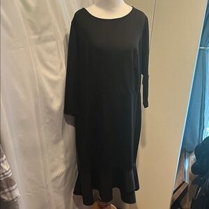 Chic Black Long Sleeve Dress
